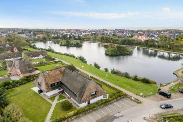 Abendrot am Dorfteich