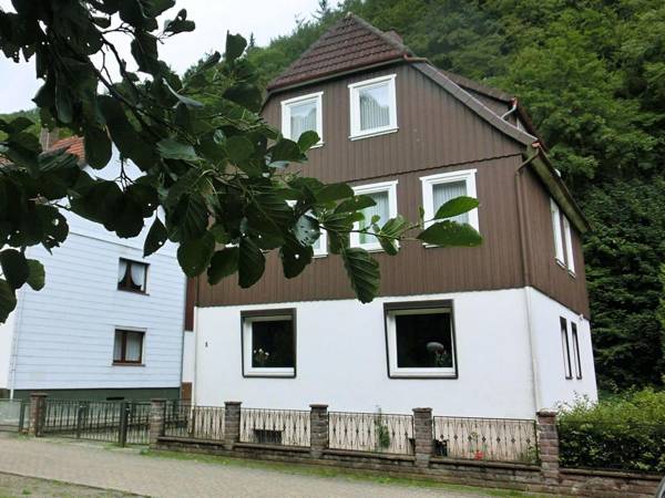 Detached group house in the Harz region with a fenced garden