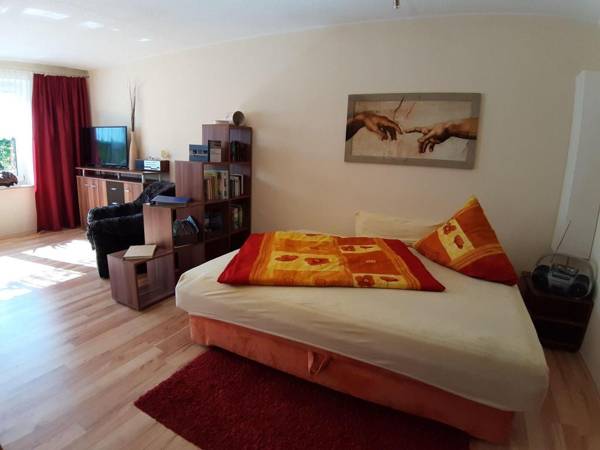 Sunlit Apartment with Garden in Satow