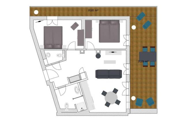 Baabe Villen Ensemble FeWo 16 Klei