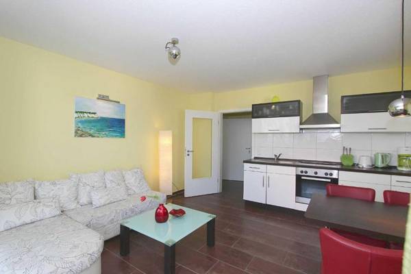 F-1072 Haus am Strand FeWo 04 strandnah Balkon Meerblick