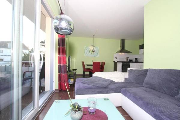 F-1072 Haus am Strand FeWo 03 strandnah Balkon Meerblick