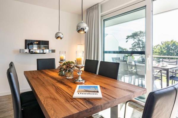 Appartement "Urlaubsglück" mit Penthouseflair - Oase am Haff