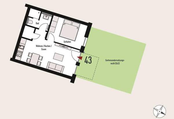 Baabe Villen Ensemble FeWo 43 Lebe