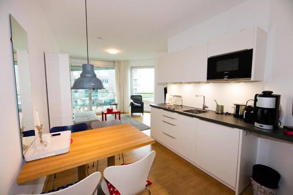 Moderne Ferienwohnungen zwischen Weserdeich und Yachthafen