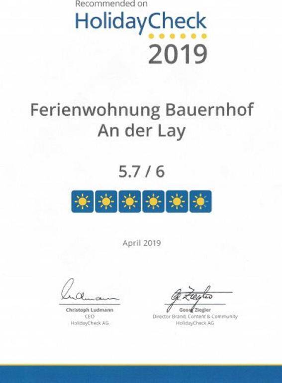 Bauernhof & Ferienwohnung An der Lay