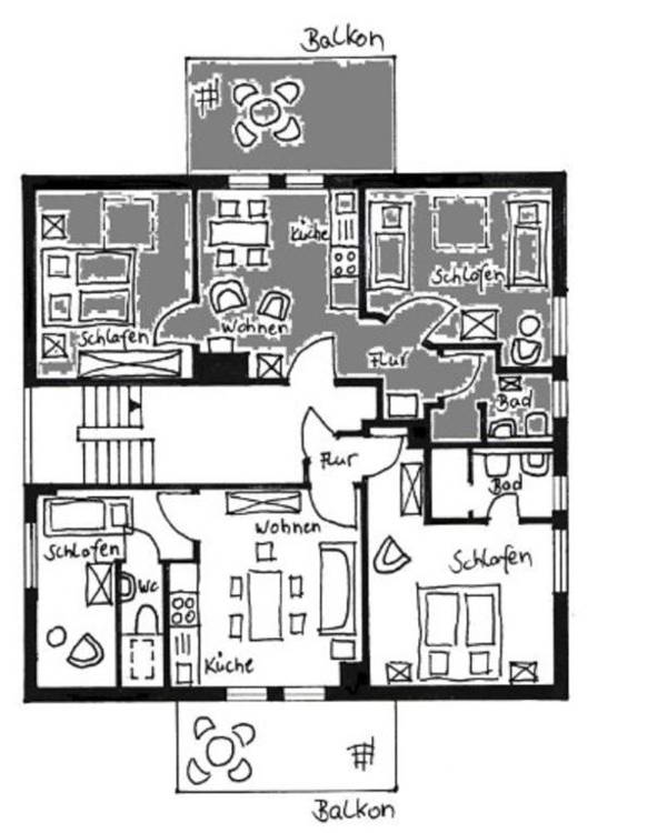 Haus Cathleen Wohnung 2 Abendsonne