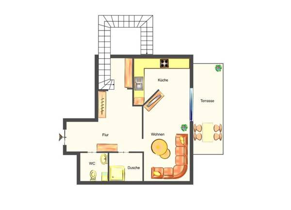 Villa Luna Ferienwohnung Achterdeck