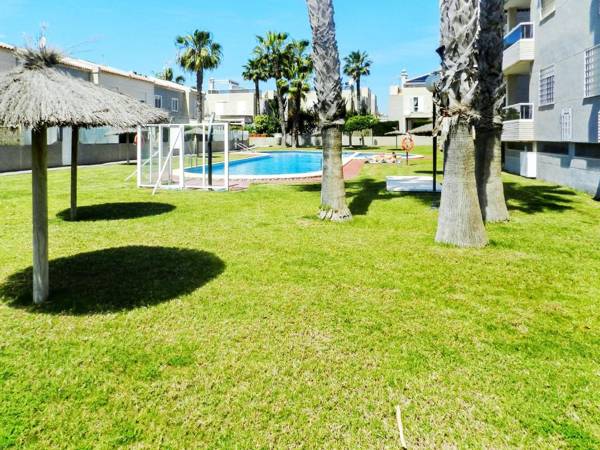 2 bedrooms house with city view shared pool and enclosed garden at Torrevieja 1 km away from the beach