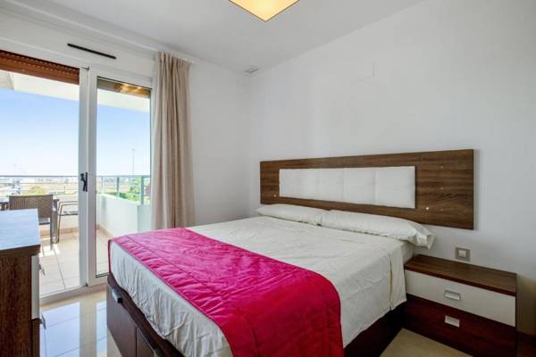 3 bedrooms appartement with sea view shared pool and enclosed garden at Orihuela 3 km away from the beach