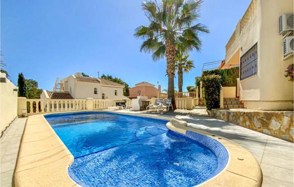 Stunning home in Orihuela Costa with Outdoor swimming pool Heated swimming pool and 3 Bedrooms