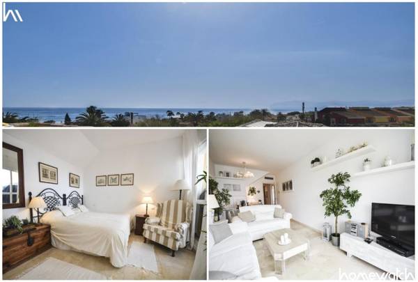 Beautiful beachside duplex apartment with amazing sea views