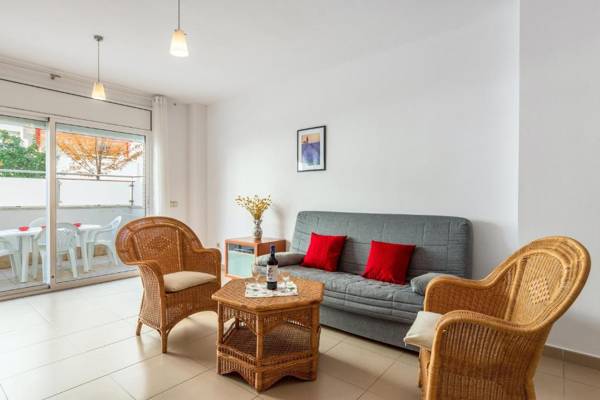 2 bedrooms appartement at Lloret de Mar 500 m away from the beach with city view shared pool and furnished terrace