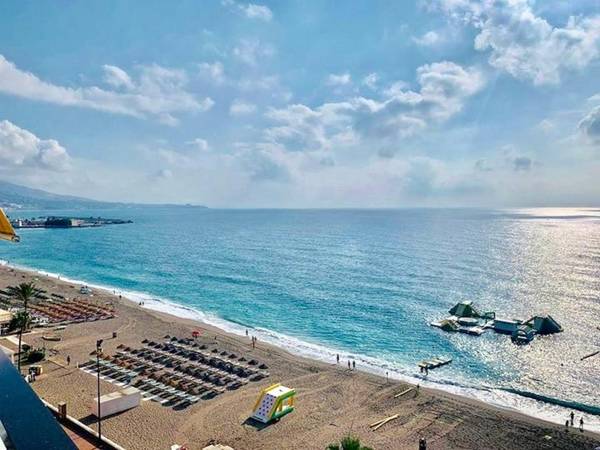 3BR Fuengirola Promenade - First Line Beach Apartment with Panoramic Sea Views