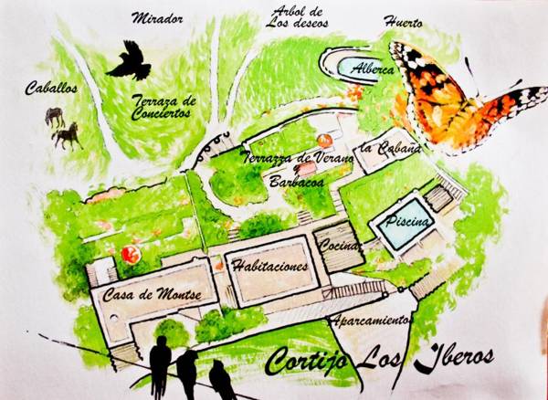 Cortijo en Bubion "Casa Ibero" Slow Alojamiento turistico rural VTAR GR 00516/ 00555