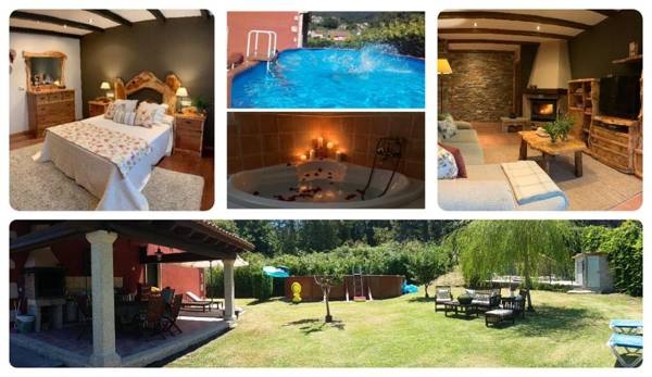 Chalet Rural 400 m playa piscina barbacoa chimenea