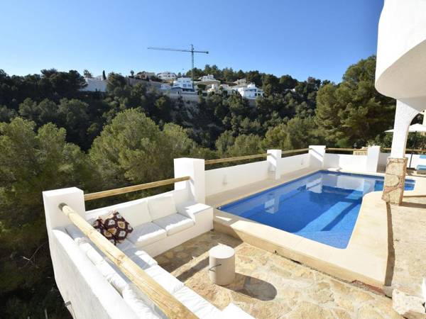 Ibiza-style Villa in Moraira with Private Pool