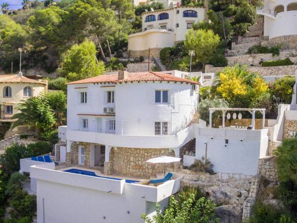 Ibiza-style Villa in Moraira with Private Pool