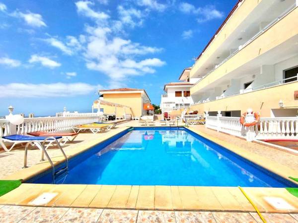 Apartamento vistas mar FreeWifi a 550 m de Playa de Las Americas en Tenerife Sur