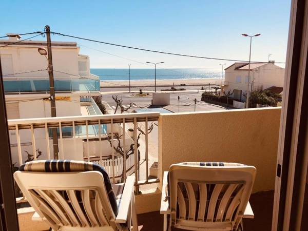 ROC 7 NARBONNE-PLAGE: Appartement studio cabine vue mer