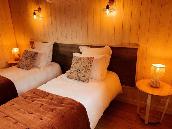 Cabane Château hôtel luxe avec spa privatif Aulteribe - Le Peydébé