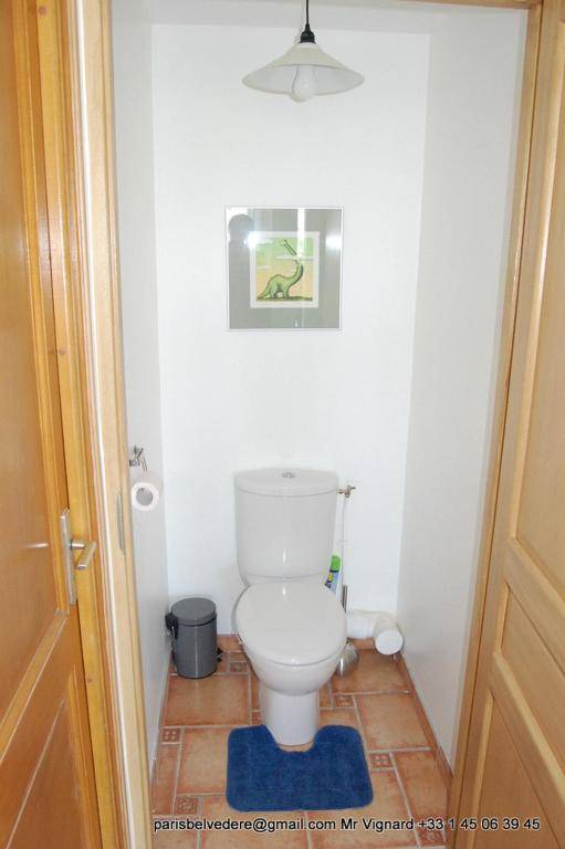 Paris Belvedere With Panoramic View On Paris And Eiffel Tower