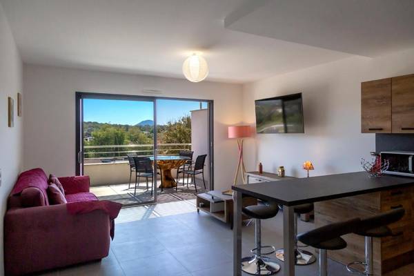 Domaine d'Arca Corse du Sud Porto Vecchio - T2 neuf - piscine et tennis - 4 personnes "Hugo 11"