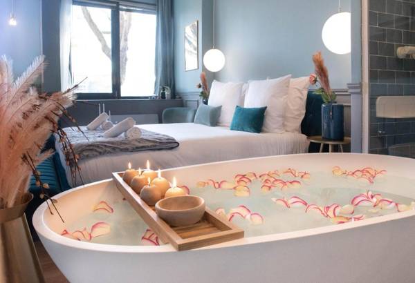 The Parisian Blue Eiffel Tower