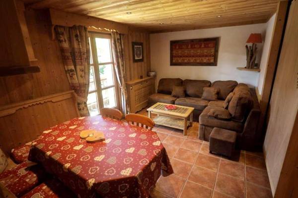 Appartement de 2 chambres a Megeve a 300 m des pistes avec jardin amenage et wifi