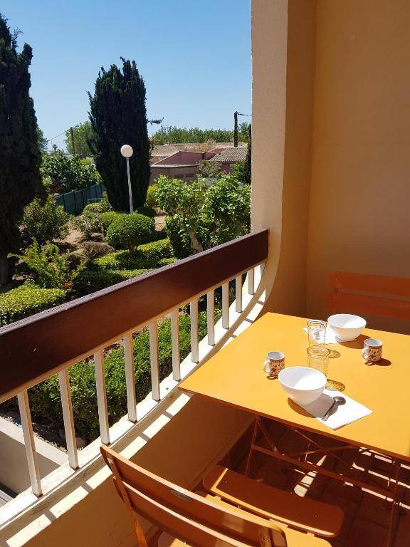 Studio a Marseillan Plage a 100 m de la plage avec terrasse amenagee