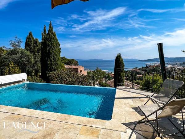 Villa vue mer avec piscine et jardin Lavandou