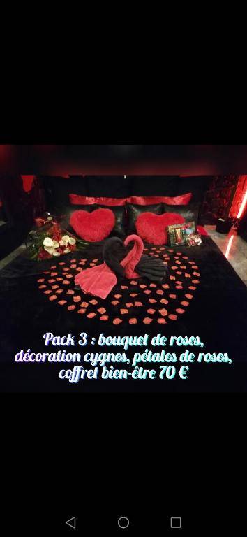 Loft romantique hammam spa privatif playroom