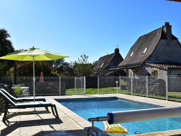 Authentic holiday home with private swimming pool and stunning view in France