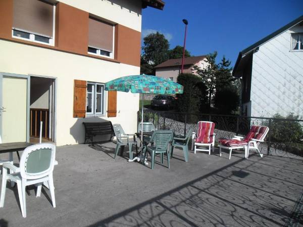 Studio avec vue sur le lac jardin amenage et wifi a Gerardmer a 1 km des pistes