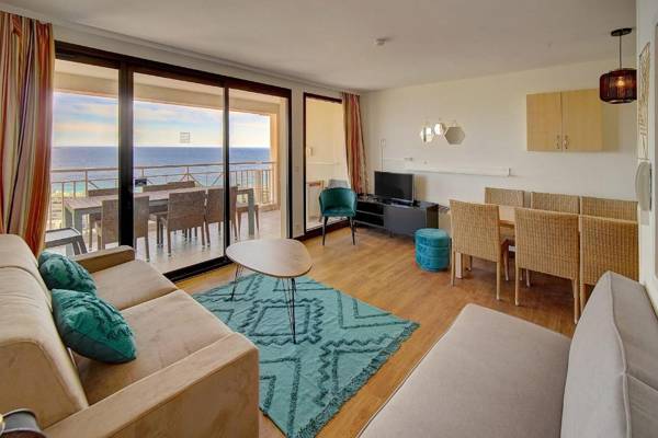 IMMOGROOM - 3 Rooms sea view - Pool - Terrace - Parking - AC