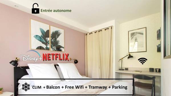 Studio climatisé Le Marilyn - Dormiratoulouse Blagnac