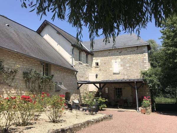 Former customs house with large garden and private pool. 4 km from Chinon