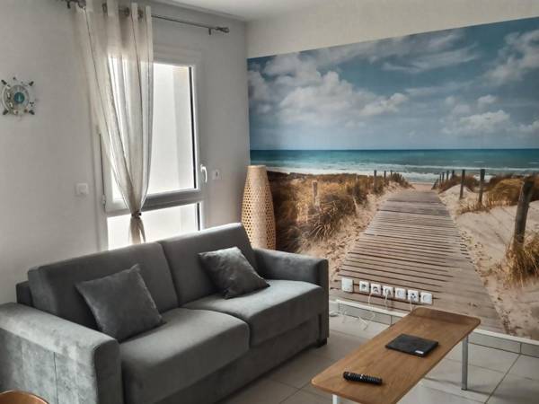 Pavillon climatisé pour 8 personnes terrasse jardin parking privé dans une résidence sécurisée