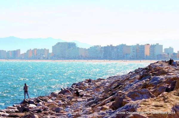 Appartement de 2 chambres avec terrasse et wifi a Canet en Roussillon