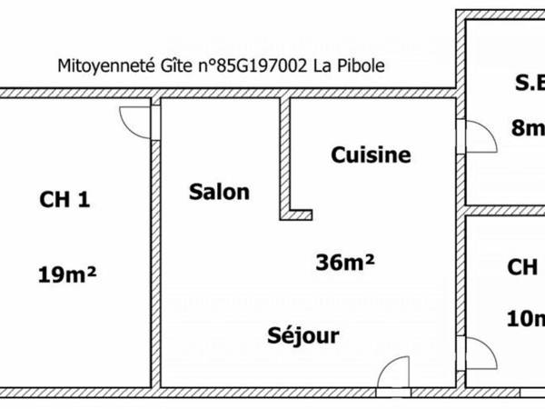 Gîte Soullans 3 pièces 5 personnes - FR-1-426-280