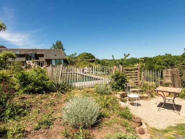 Spacious house on a hill with views and shared pool.