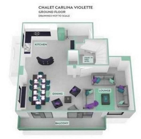 Carte Blanche Collection Chalet Violette