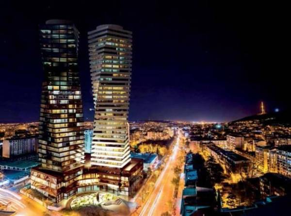 Deluxe TwoRoom Mountain view 60m2 in Axis Towers