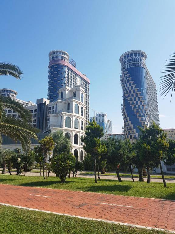 sea towers panorama