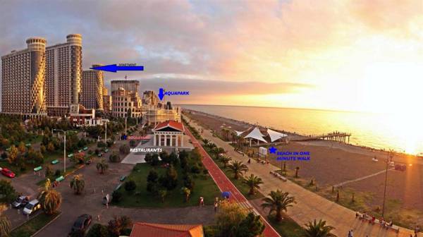 Batumi Breath Point LUXURY 2BDRM Beachfront APARTMENT