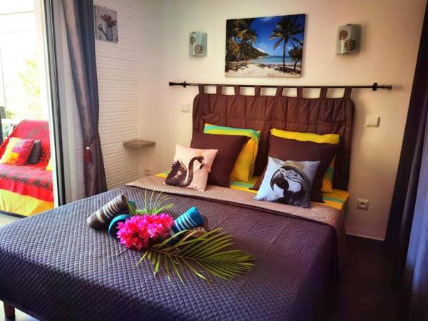 Appartement d'une chambre a Saint Francois a 500 m de la plage avec piscine privee terrasse et wifi