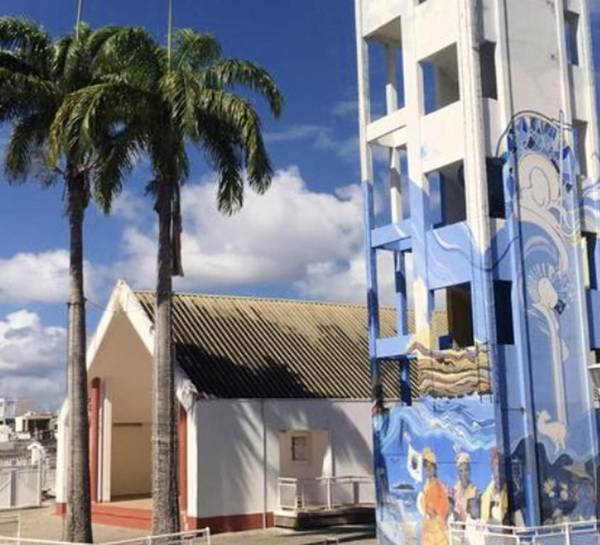 Appartement d'une chambre a Le Gosier a 200 m de la plage avec vue sur la ville balcon et wifi