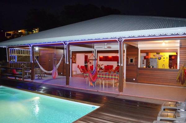 Villa de 2 chambres avec vue sur la mer piscine privee et jardin clos a Deshaies