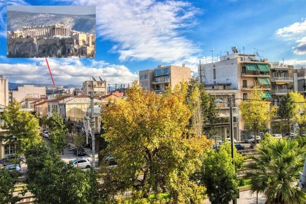 Gazi apartment with Acropolis views