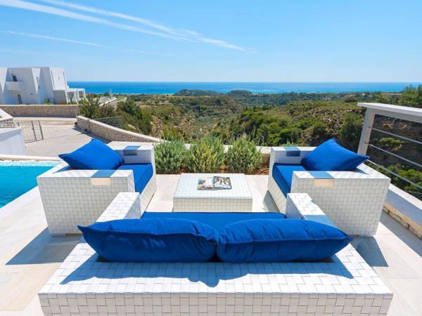 Beautiful new luxury villa near the coast nice pool beautiful sea view Rhodes